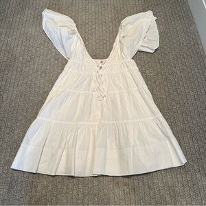 Olivaceous White Sundress